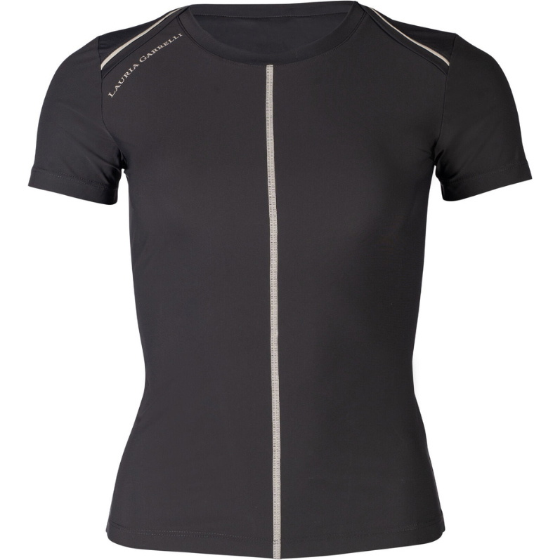 2026 HKM Damen Funktionshemd Limone Kurzarm 15708 - Black